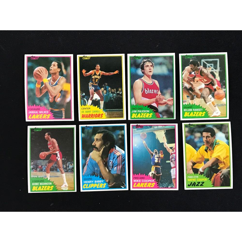 Over 150 1981 Topps Basketball High Grade Cards (1 of 2)