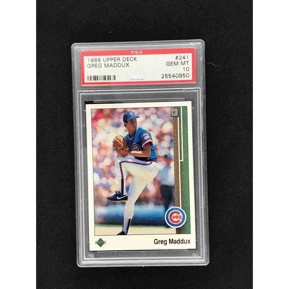 1989 Upper Deck Greg Maddux Psa 10: 1989 Upper Deck Greg Maddux Psa 10