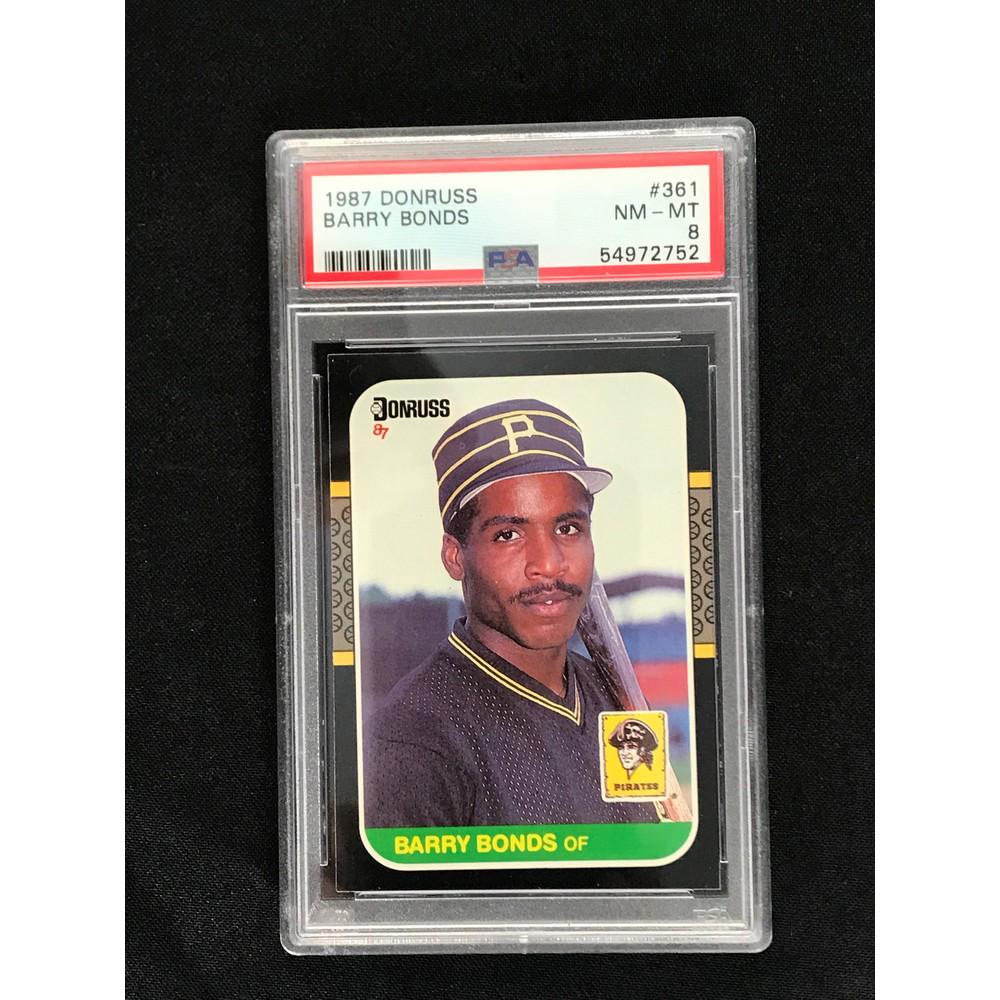 1987 Donruss Barry Bonds Rc Psa 8 (1 of 2)