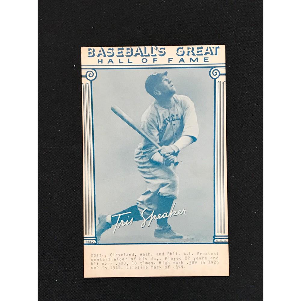 Tris Speaker Baseball Exhibit Card: Tris Speaker Baseball Exhibit Card