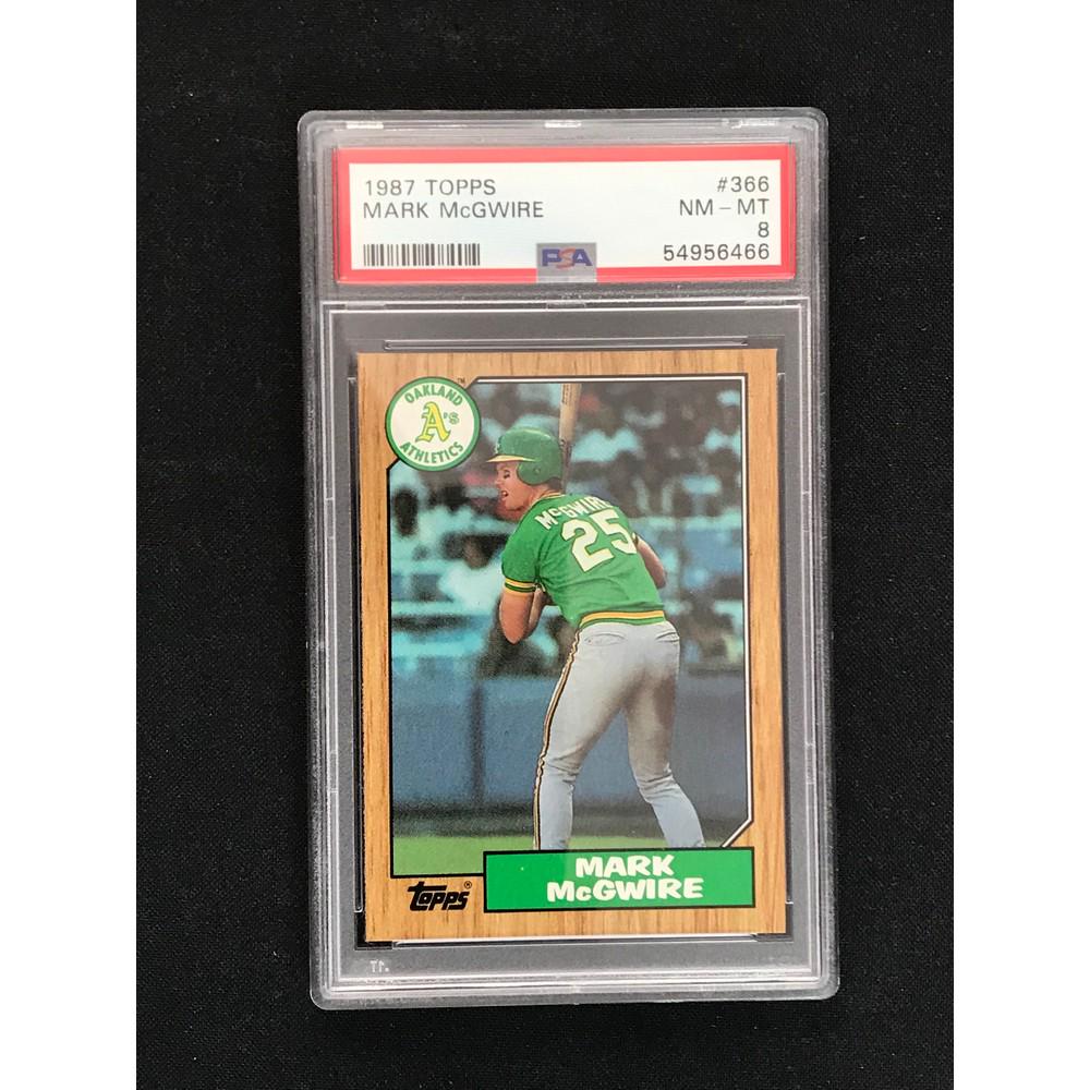 1987 Topps Mark Mcgwire Rookie Psa 8 (1 of 2)