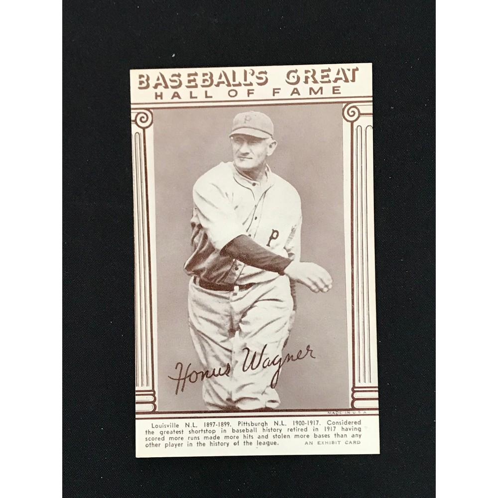 Honus Wagner Baseball Exhibit Card: Honus Wagner Baseball Exhibit Card