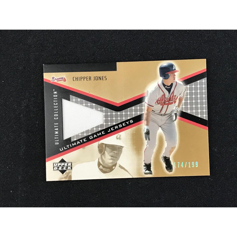 2002 Ud Chipper Jones Jersey Card 174/199 (1 of 2)
