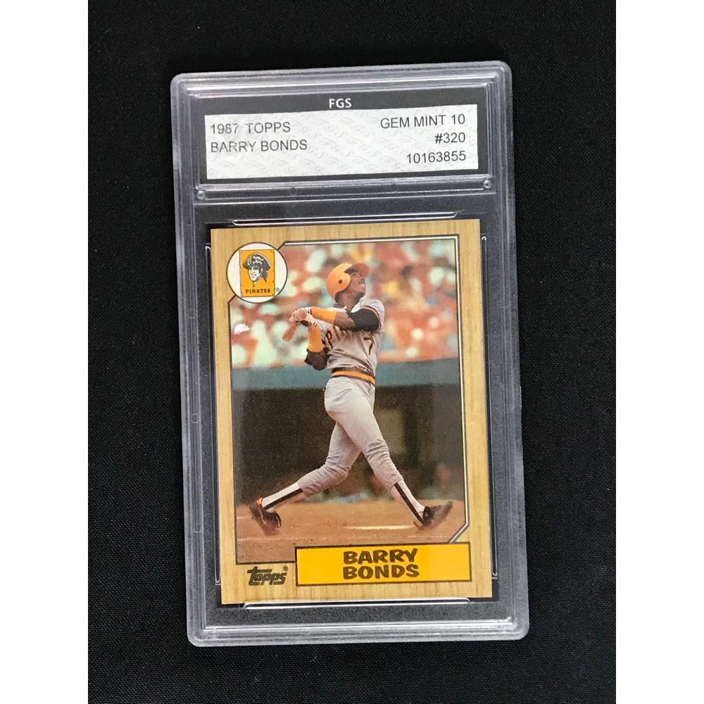 1987 Topps Barry Bonds Rookie Gem Mint 10 (1 of 2)