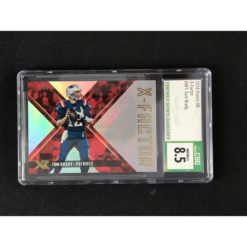 2018 Panini Xf Tom Brady Xfractor Csg 8.5 79 Of 99 (1 of 2)