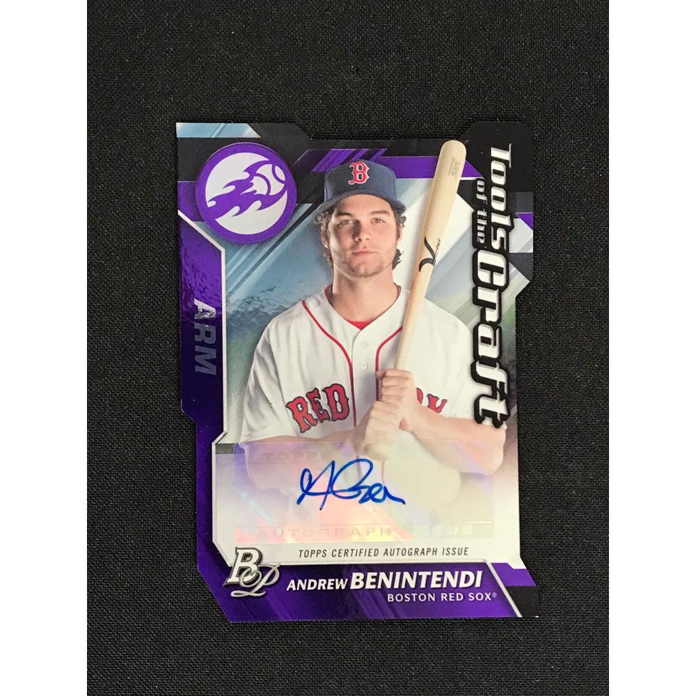 2017 Topps Andrew Benintendi Auto Card 29/35 (1 of 2)