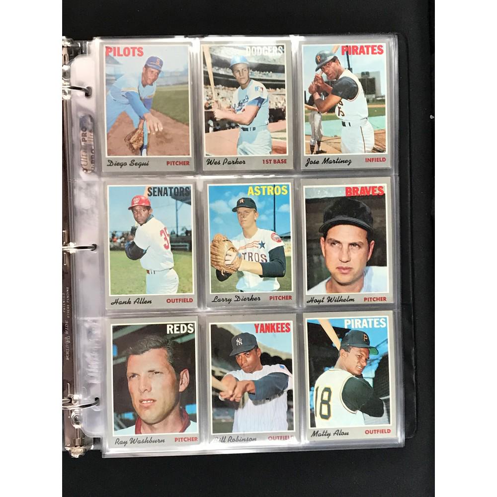 162 Different 1970 Topps Baseball Cards In Binder (1 of 6)