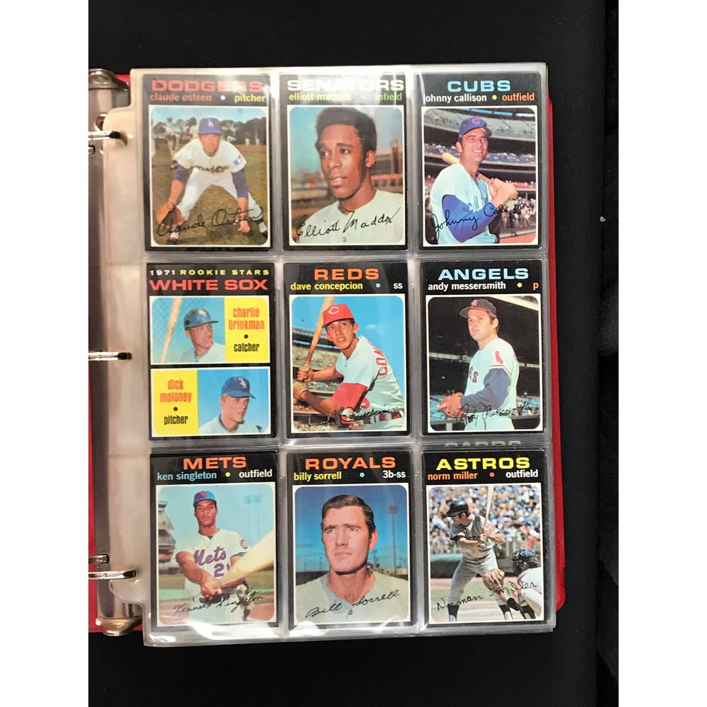 476 Different 1971 Topps Baseball Cards (1 of 6)