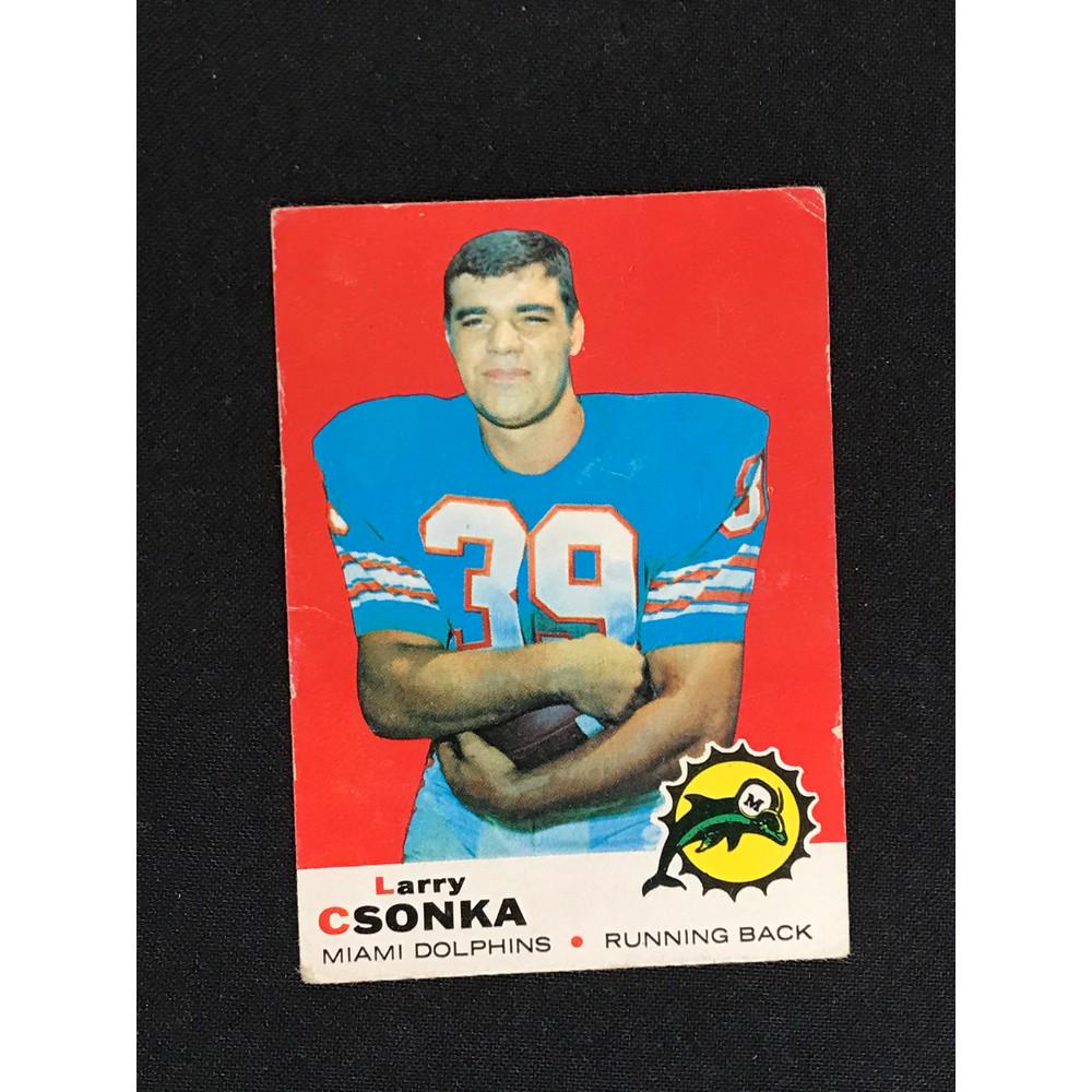 1969 Topps Larry Csonka Rookie Card (1 of 2)