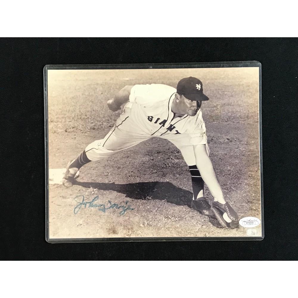 Johnny Mize Signed 8x10 Jsa Coa (1 of 2)