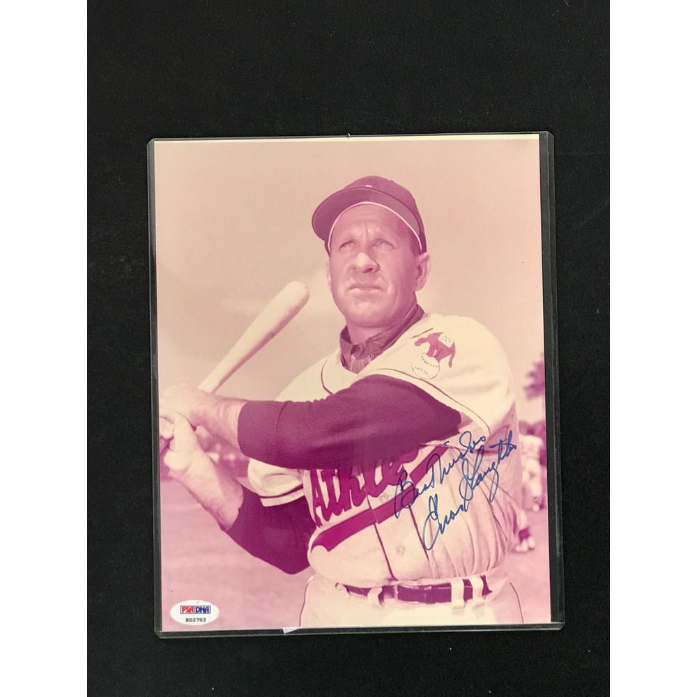 Enos Slaughter Signed 8x10 Psa Dna (1 of 2)