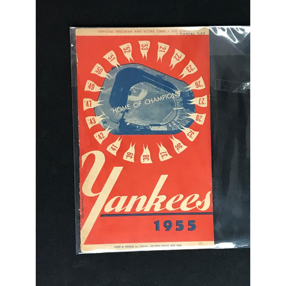 1955 Ny Yankees Program/scorecard (1 of 2)