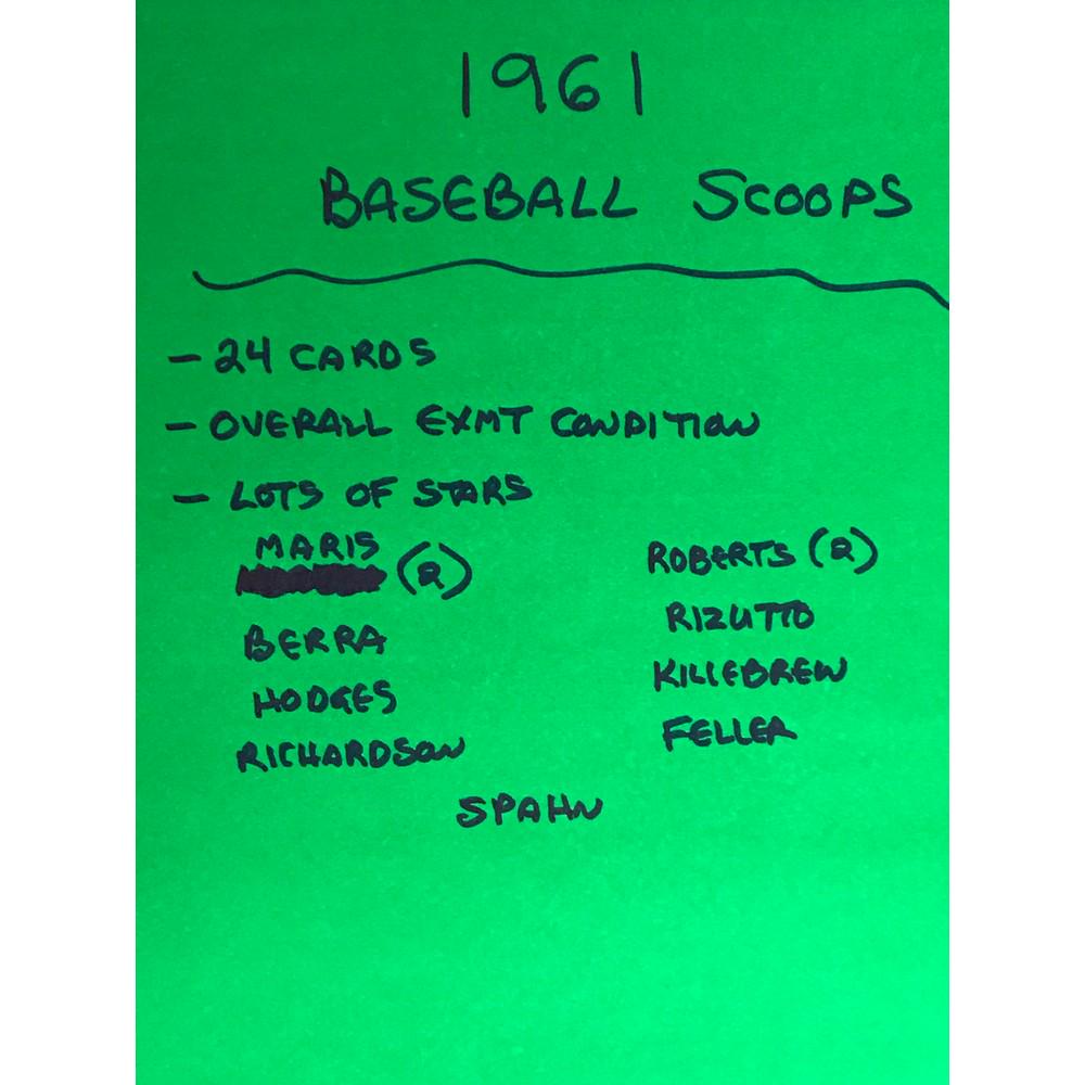 24 1961 Nu Card Baseball Scoops (1 of 7)