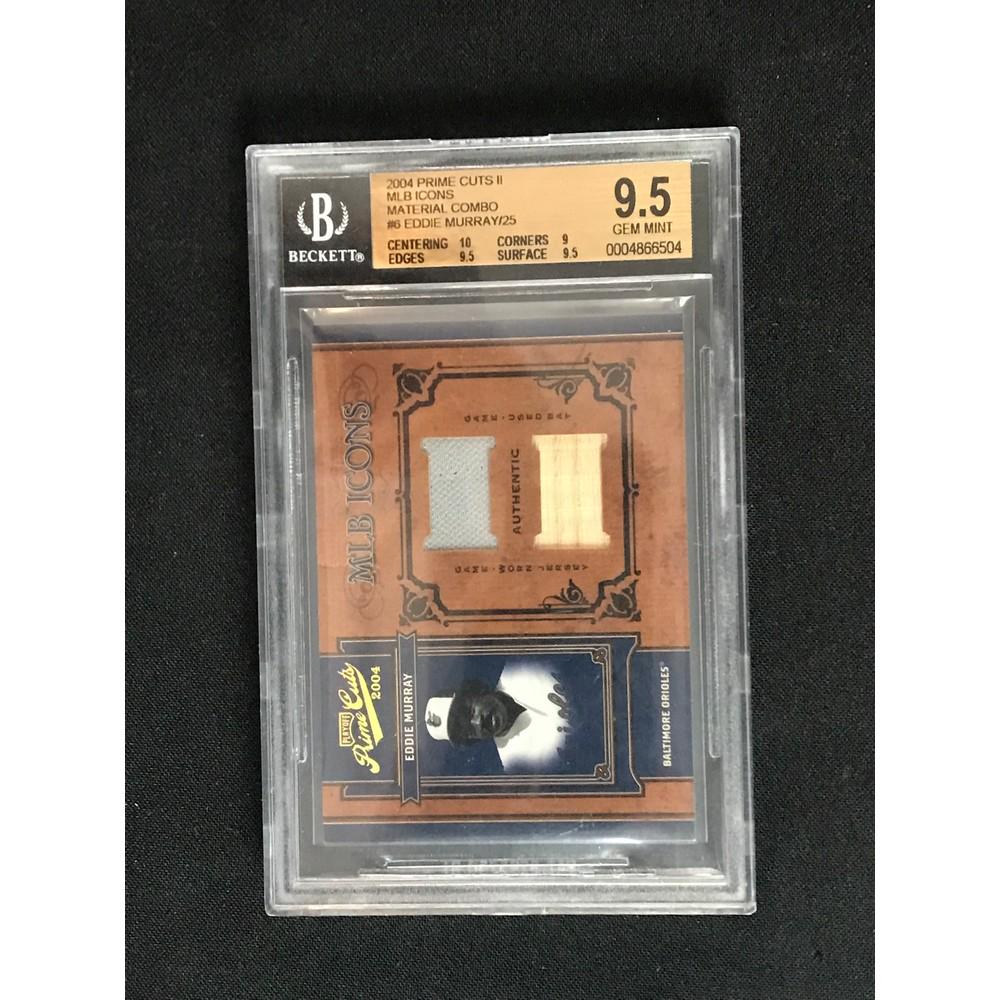 2004 Playoff Prime Cuts Eddie Murray 4/25 Bgs 9.5 (1 of 2)