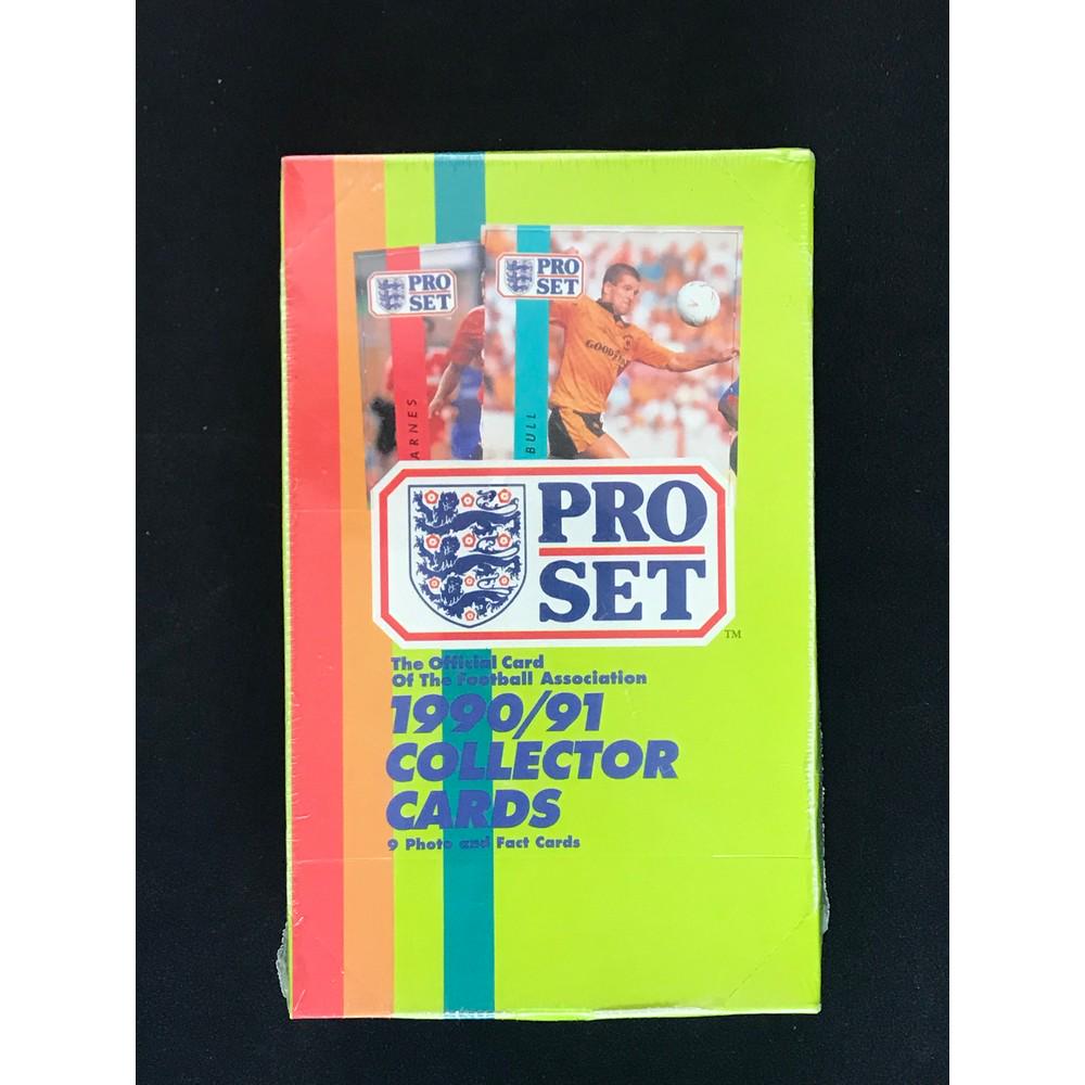 1990-91 Pro Set Soccer Sealed Wax Box (1 of 2)