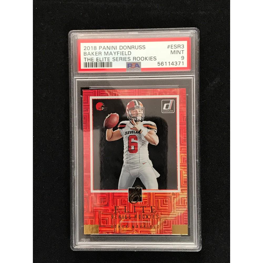 2018 Donruss Baker Mayfield Rc Psa 9 (1 of 2)