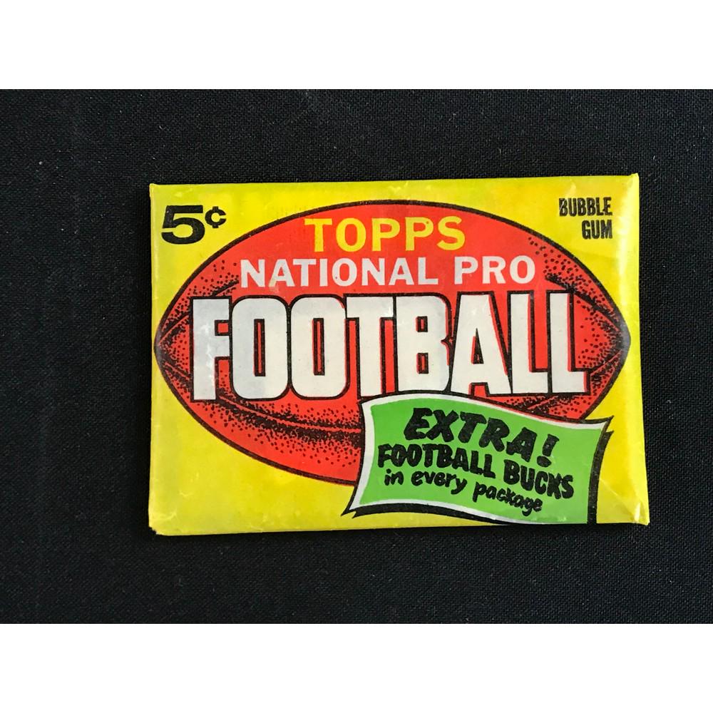 1962 Topps Football Unopened 5 Cent Pack (1 of 2)
