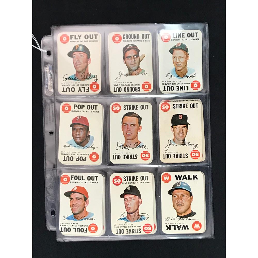 27 1968 Topps Baseball Game Cards (1 of 6)