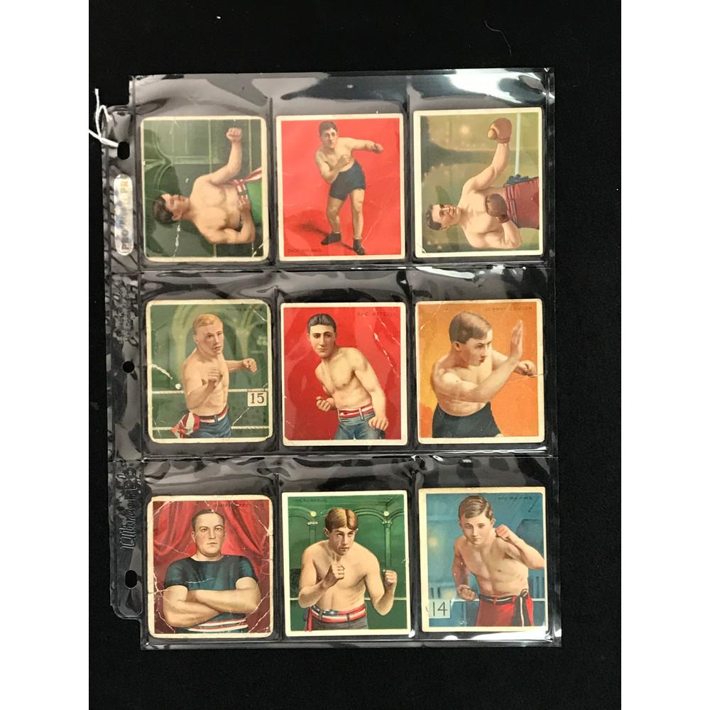 9 1909 T218 Boxing Cards (1 of 2)