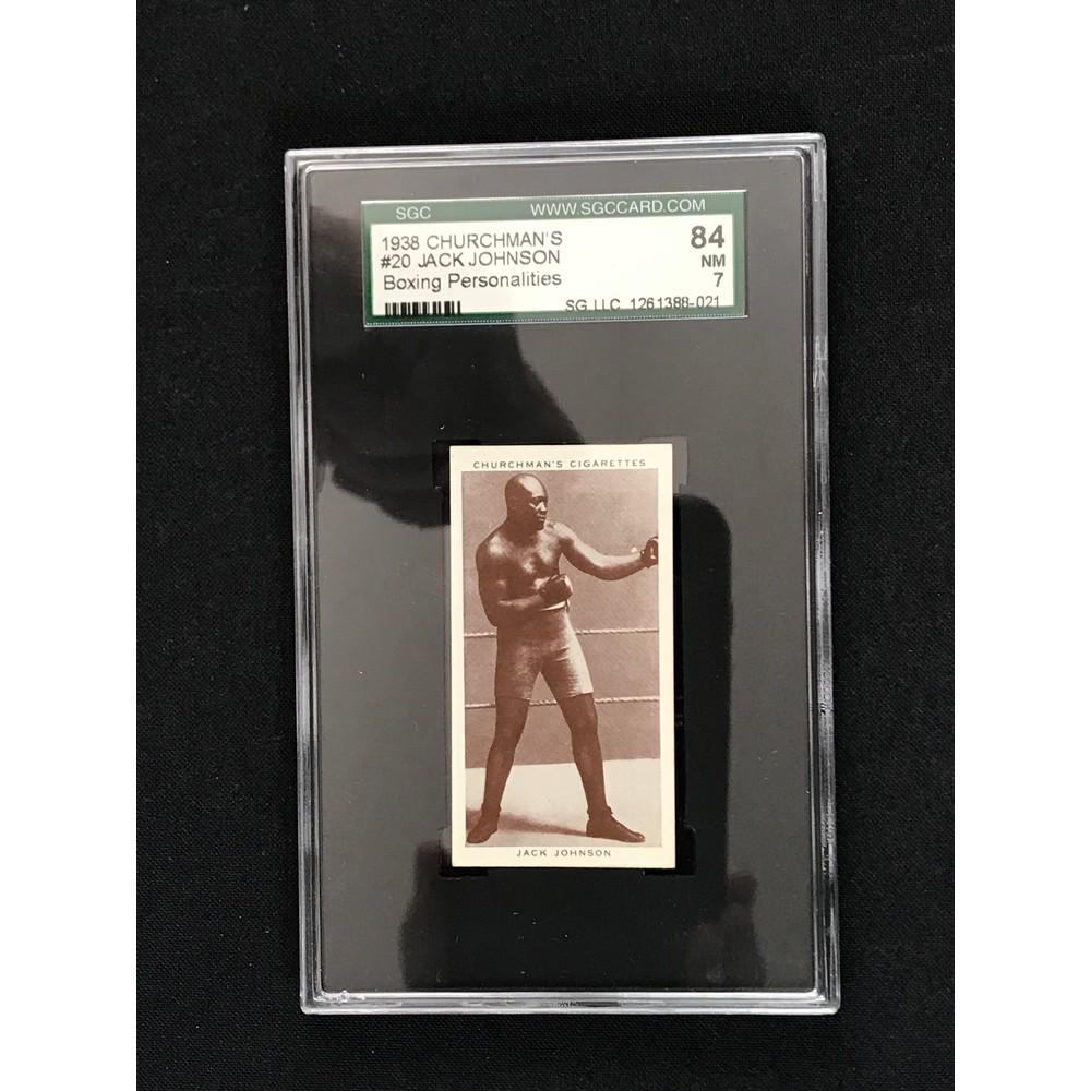 1938 Churchman Jack Johnson Sgc 7: 1938 Churchman Jack Johnson Sgc 7
