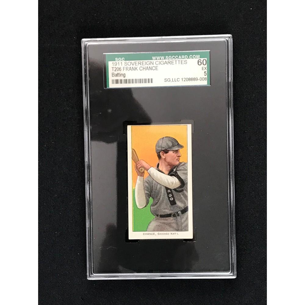 1909-11 T206 Frank Chance Sovereign Sgc 5 (1 of 2)