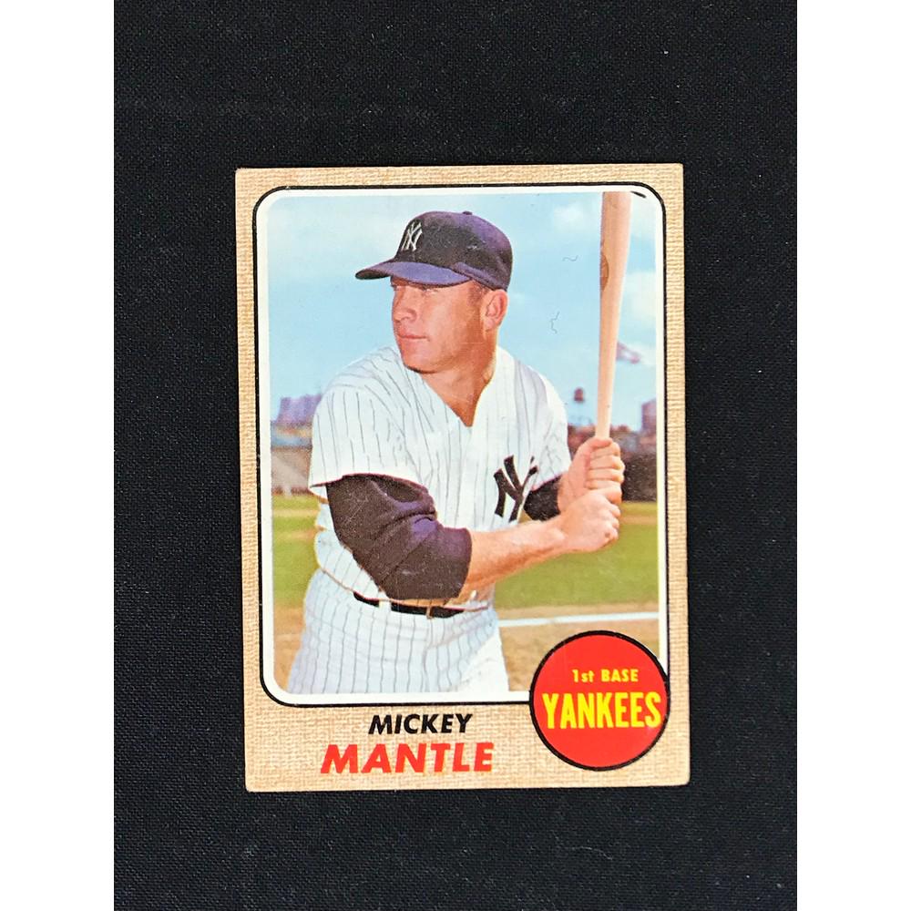 1968 Topps Mickey Mantle Crease Free (1 of 2)
