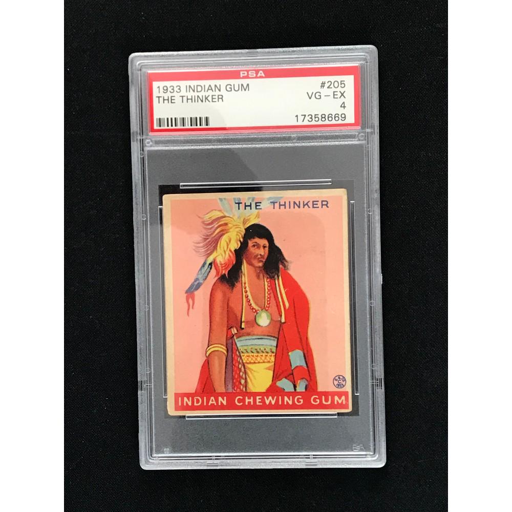 1933 Indian Gum #205 Psa 4: 1933 Indian Gum #205 Psa 4