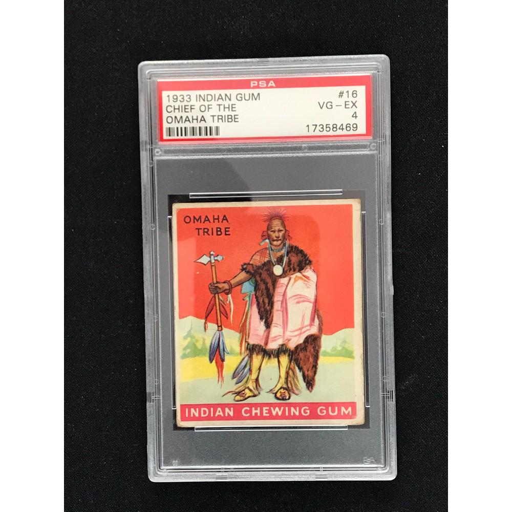 1933 Indian Gum #16 Psa 4: 1933 Indian Gum #16 Psa 4