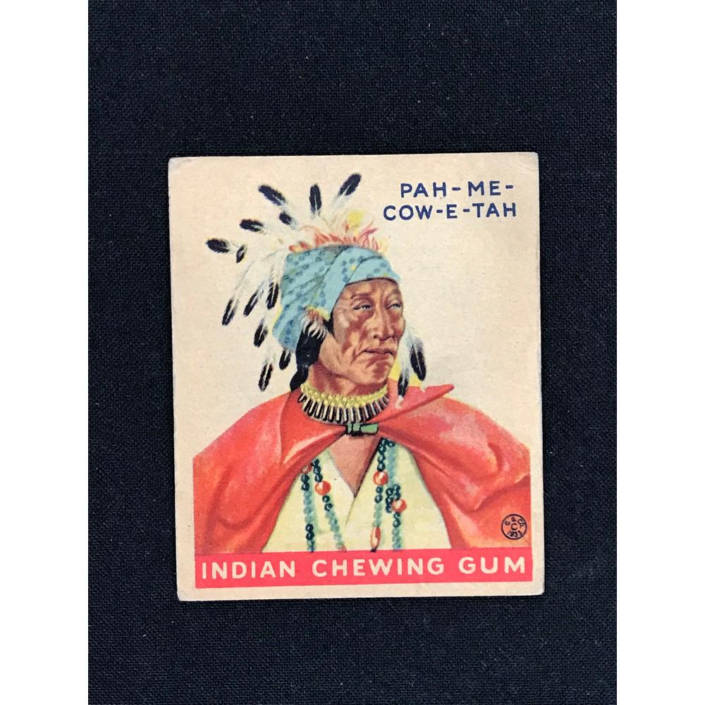 1933 Indian Gum #168 Short Print White Background: 1933 Indian Gum #168 Short Print White Background