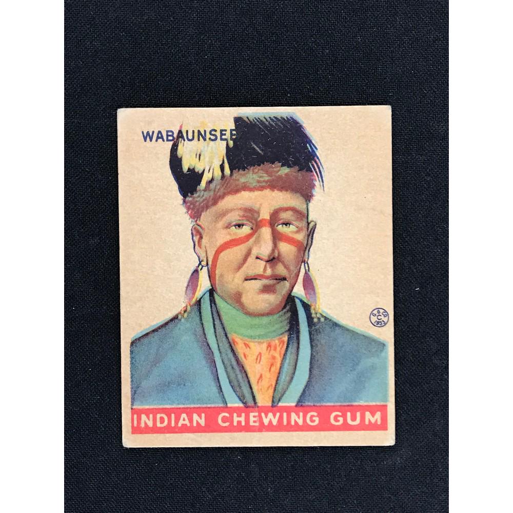 1933 Indian Gum #209 Short Print White Background: 1933 Indian Gum #209 Short Print White Background