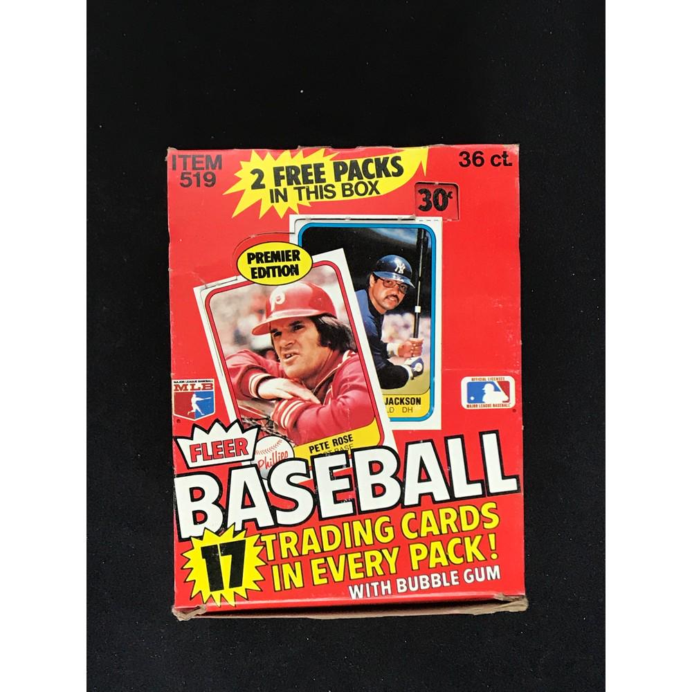 1981 Fleer Baseball Unopened Wax Box (1 of 2)
