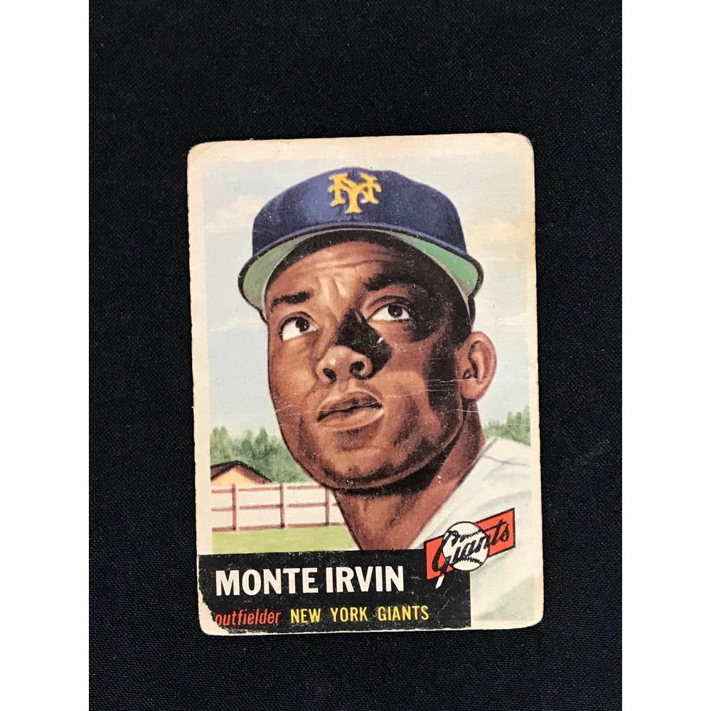1953 Topps Monte Irvin Hof (1 of 2)