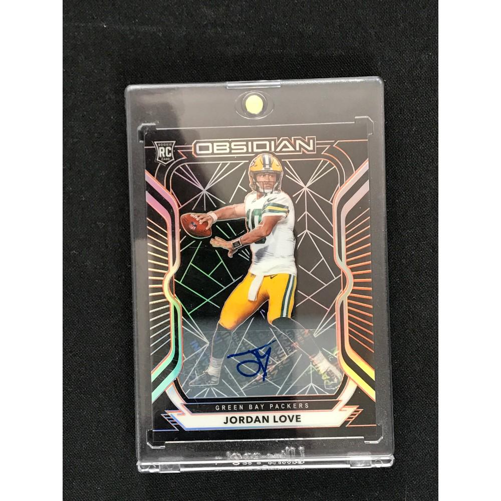 2020 Obsidian Jordan Love Rc/auto 37 Of 75 (1 of 2)