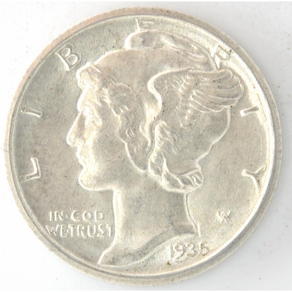 1935 D Mercury Dime (1 of 2)