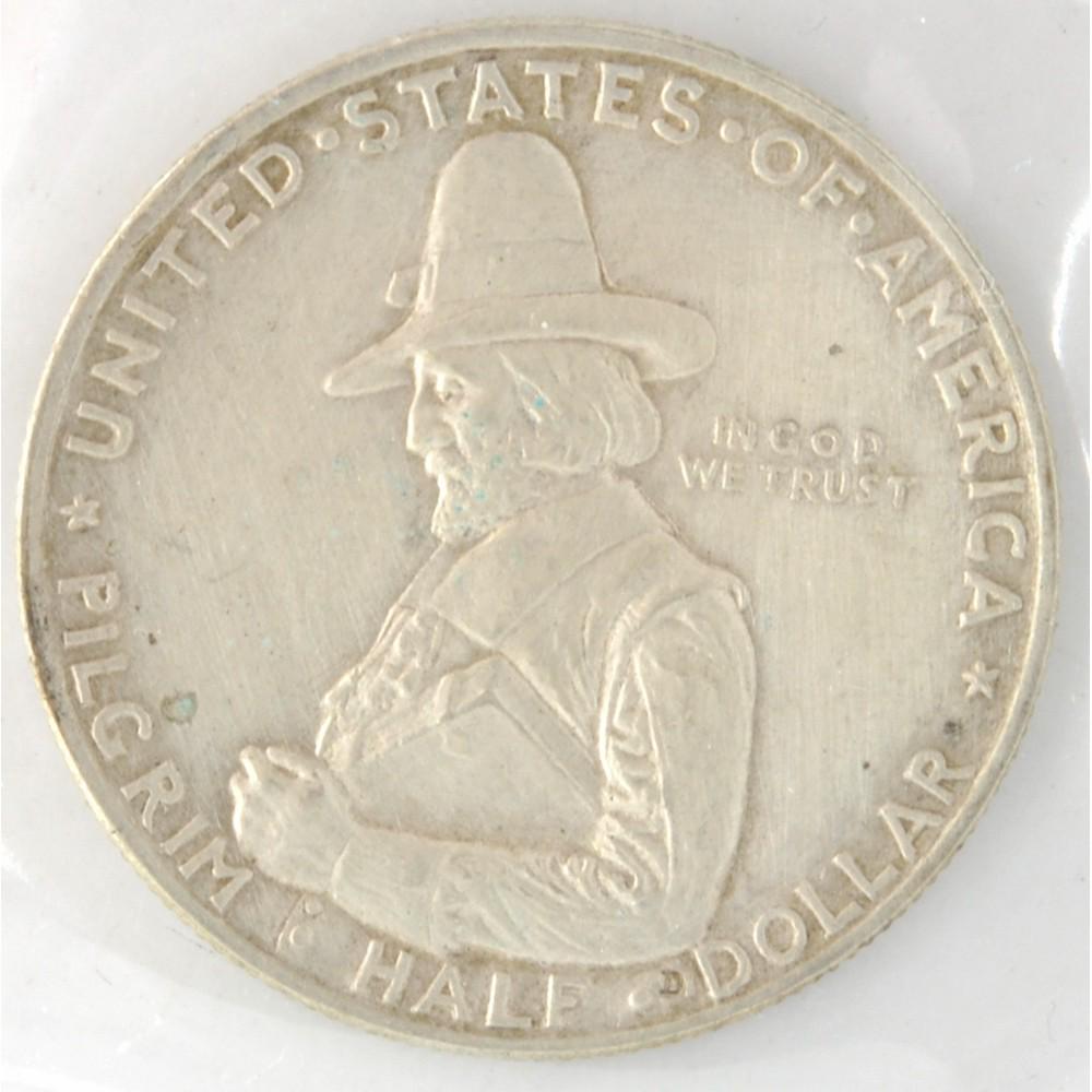 1920 Pilgrim Commemorative Half Dollar (1 of 2)