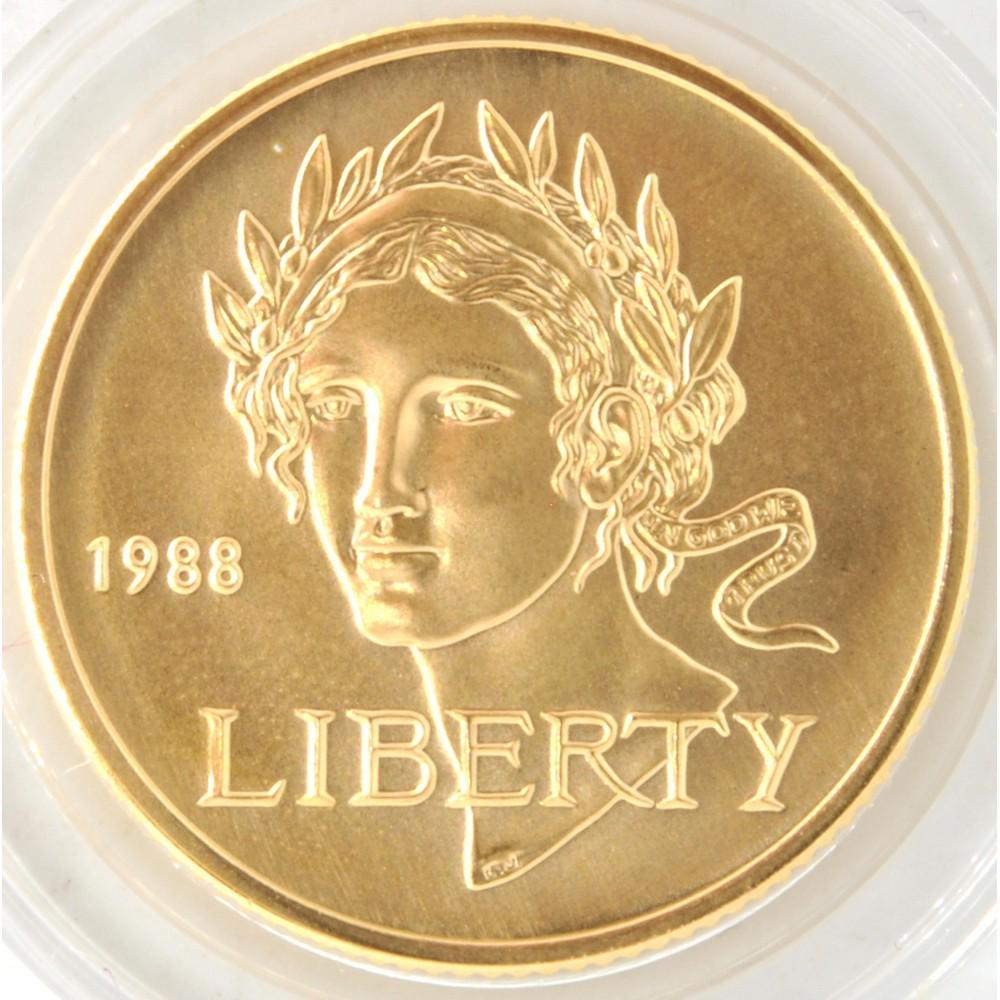 1988 W $5 Liberty Olympic Gold Coin (1 of 2)