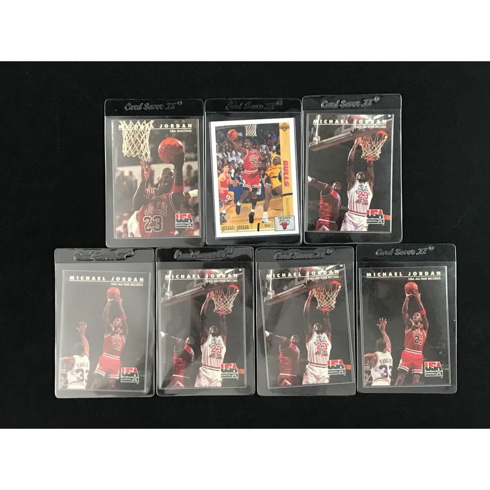 7 Vintage Michael Jordan Cards (1 of 2)