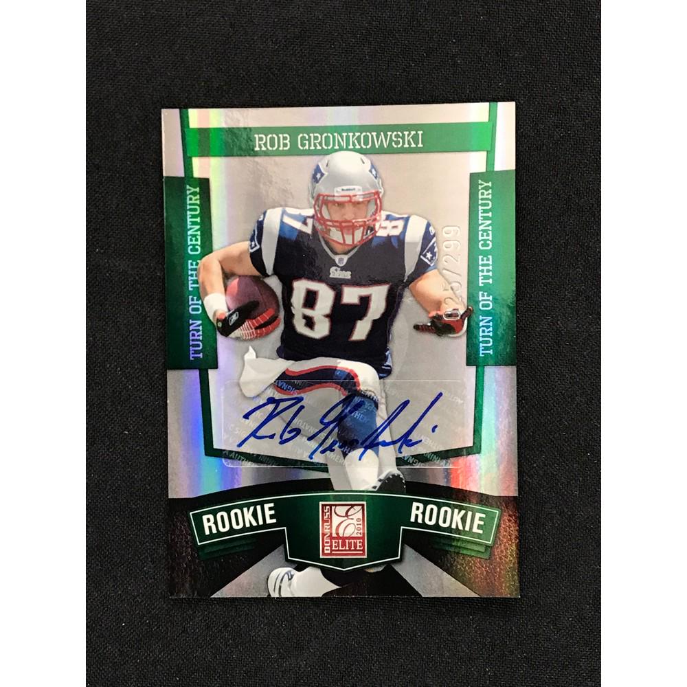 2010 Donruss Elite Rob Gronkowski Rc Auto (1 of 2)
