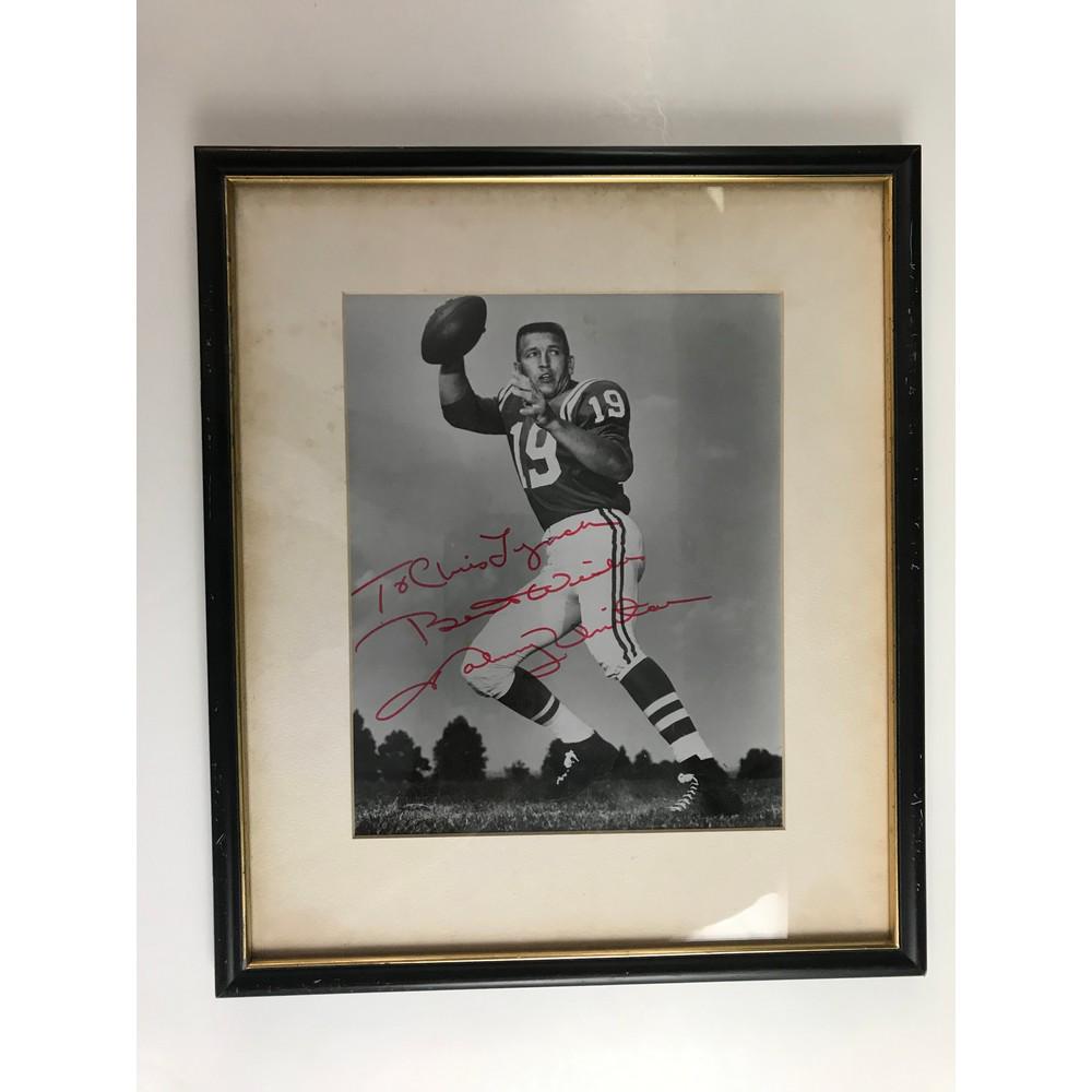 Johnny Unitas Personalized Signed 8x10 Jsa Coa (1 of 2)