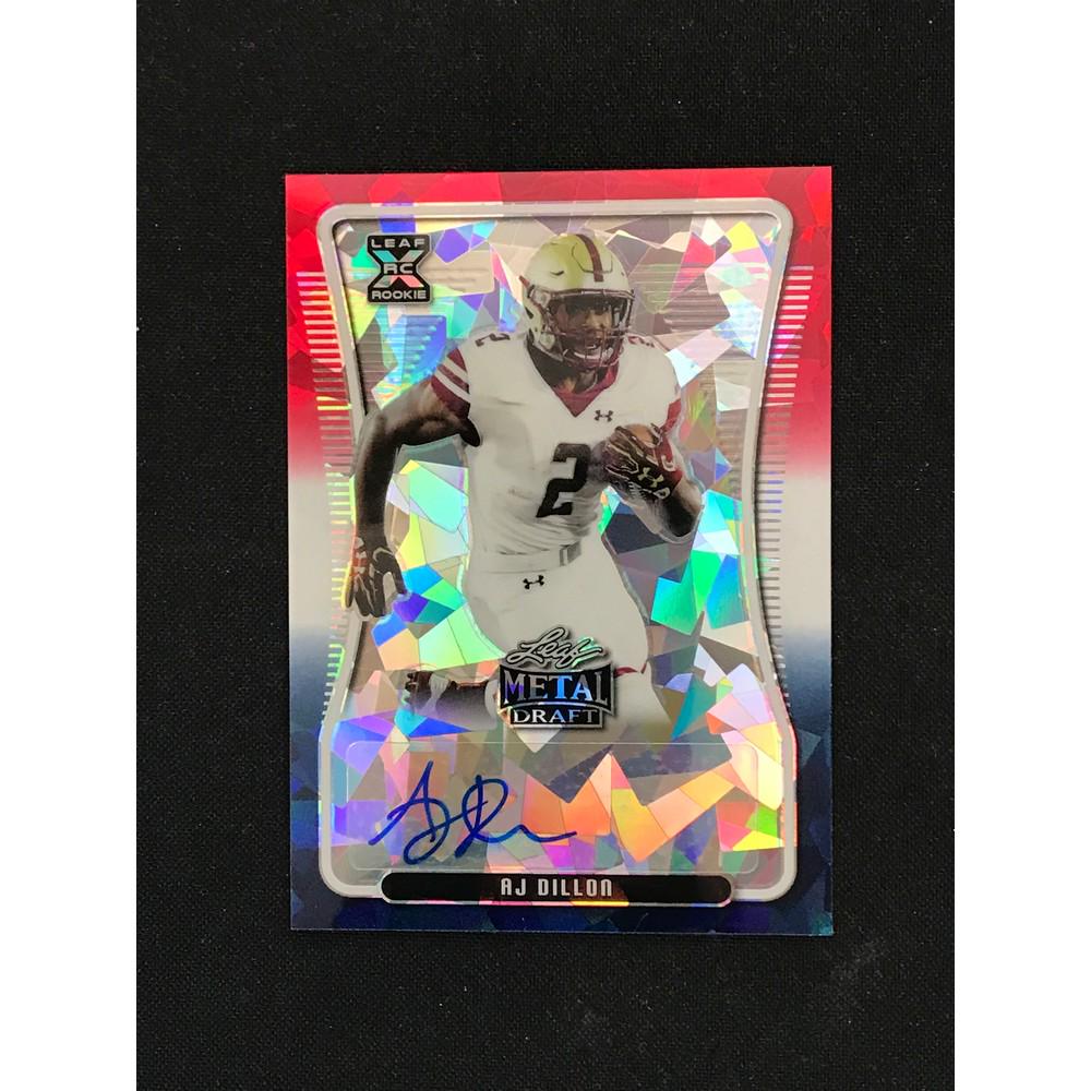 2020 Leaf Metal Draft Aj Dillon Rc Auto 1 Of 3 (1 of 2)