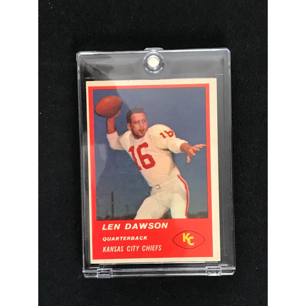 1963 Fleer Len Dawson Rookie Nice Card (1 of 2)