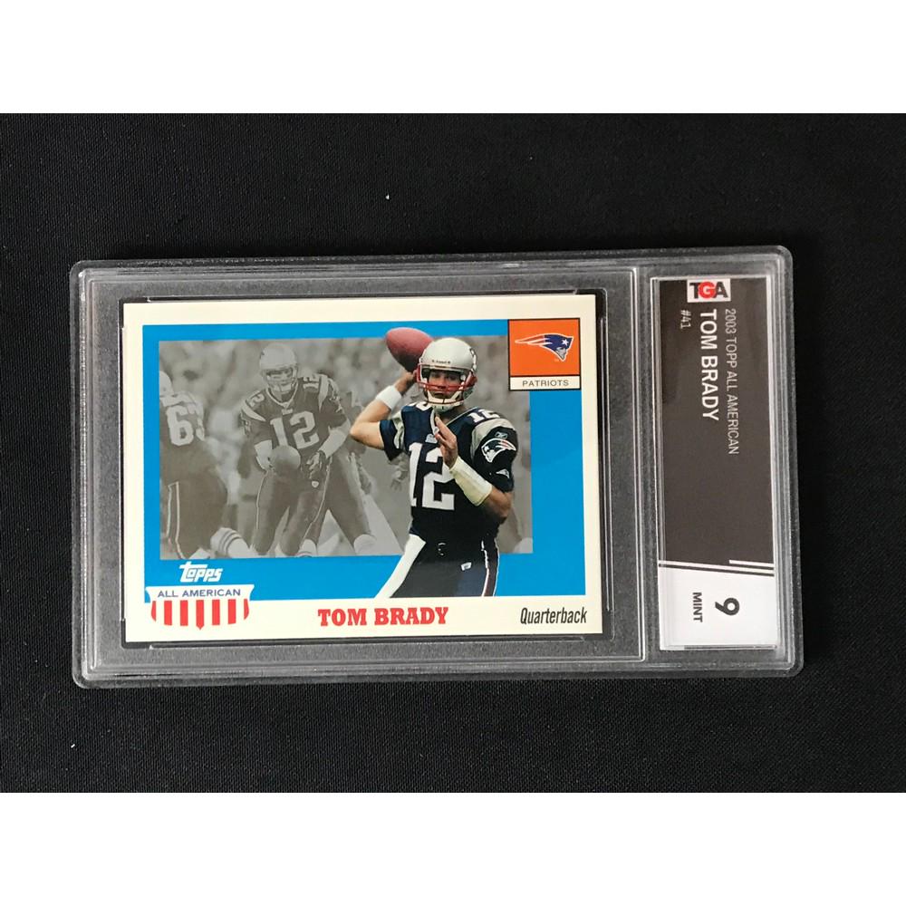 2003 Topps All American Tom Brady Tga 9 (1 of 2)