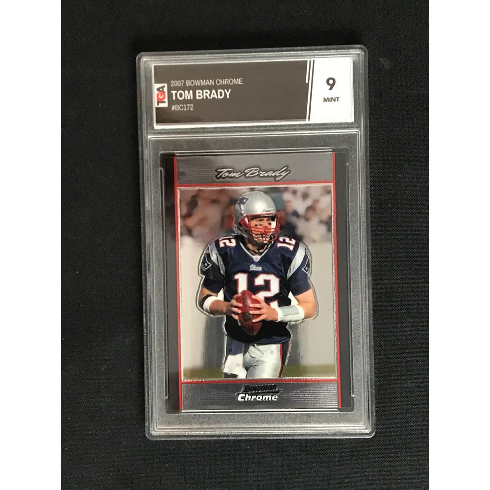 2007 Bowman Chrome Tom Brady Tga 9 (1 of 2)