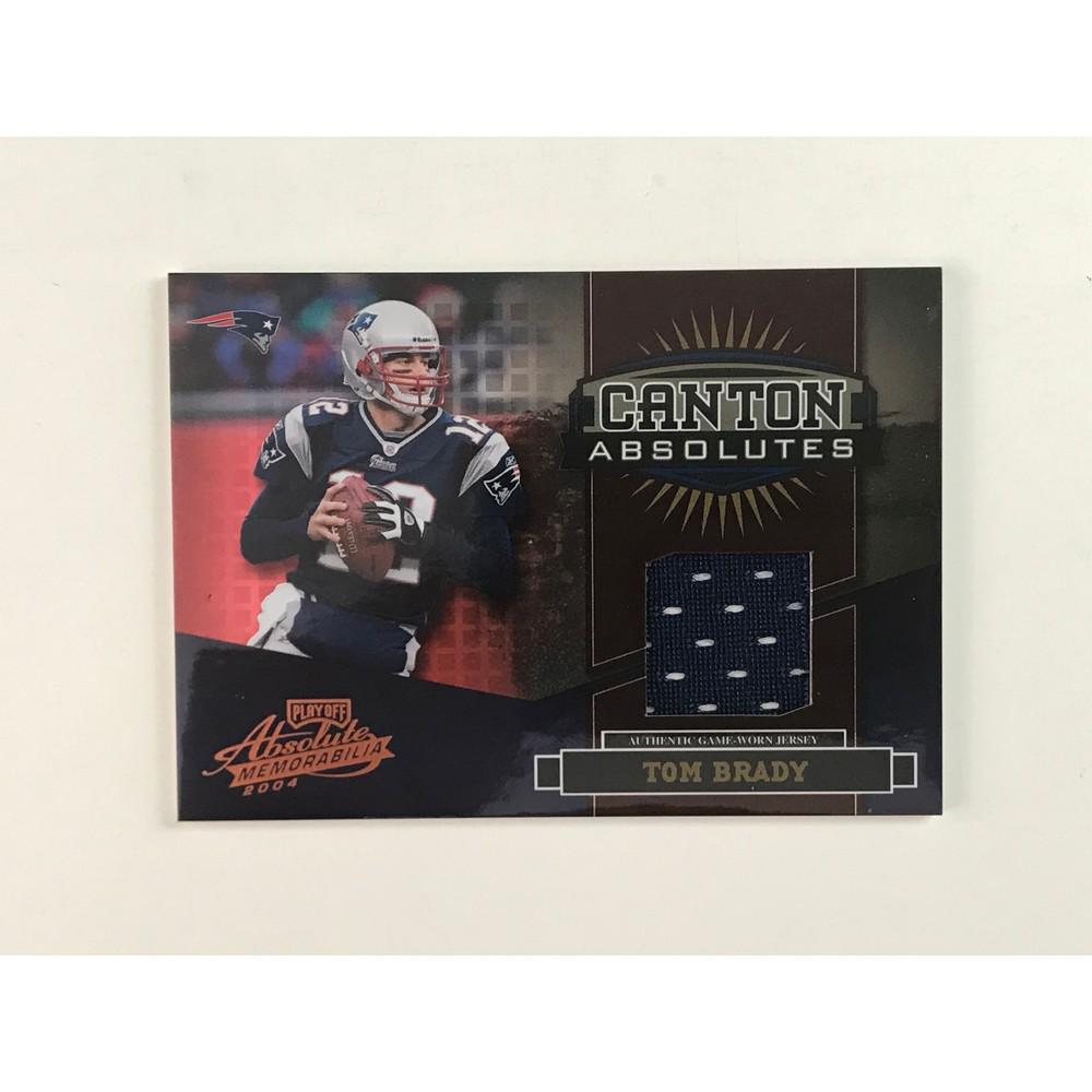 2004 Absolute Playoff Tom Brady Jersey #46/100 (1 of 2)