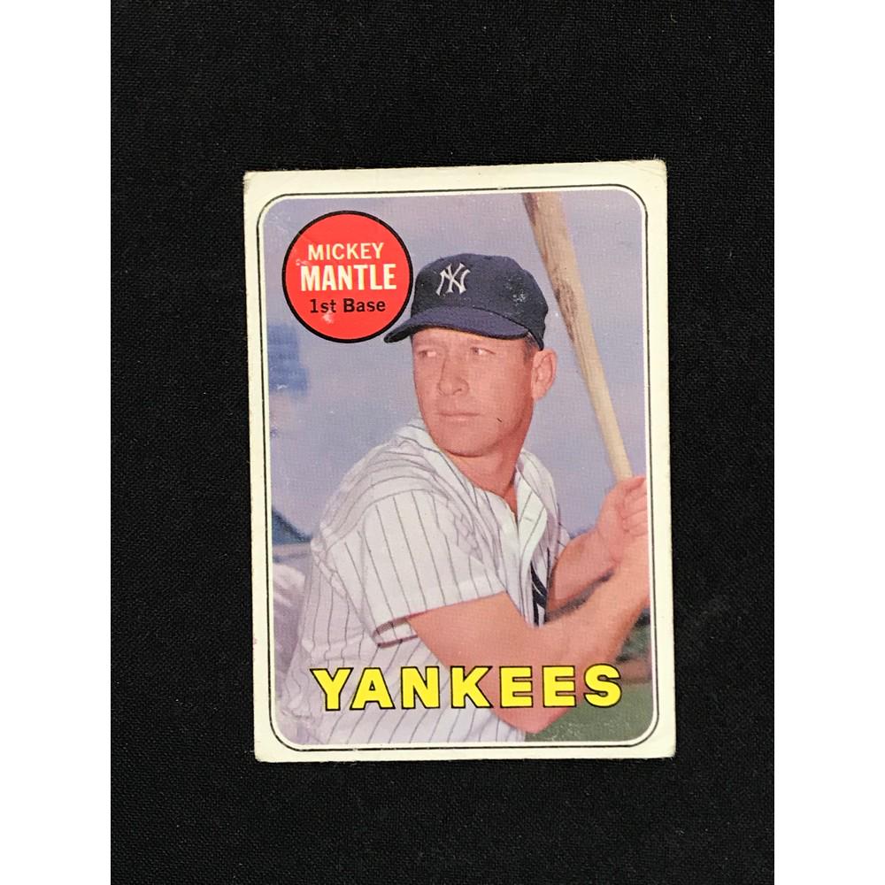 1969 Topps Mickey Mantle White Letter (1 of 2)