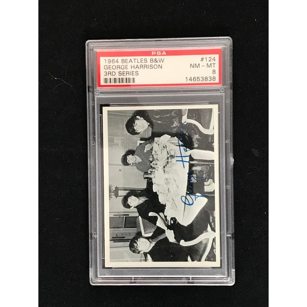 1964 Beatles George Harrison Card Psa 8 (1 of 2)