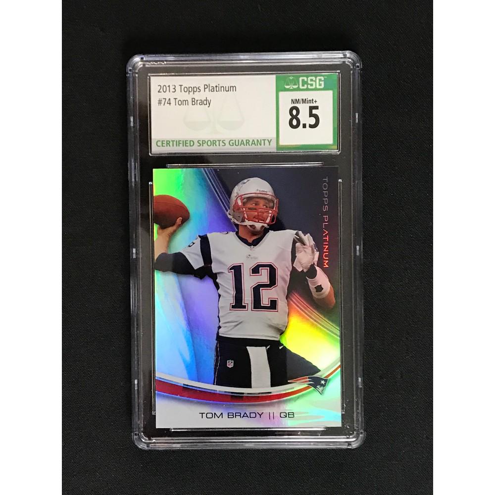 2013 Topps Platinum Tom Brady Csg 8.5 (1 of 2)