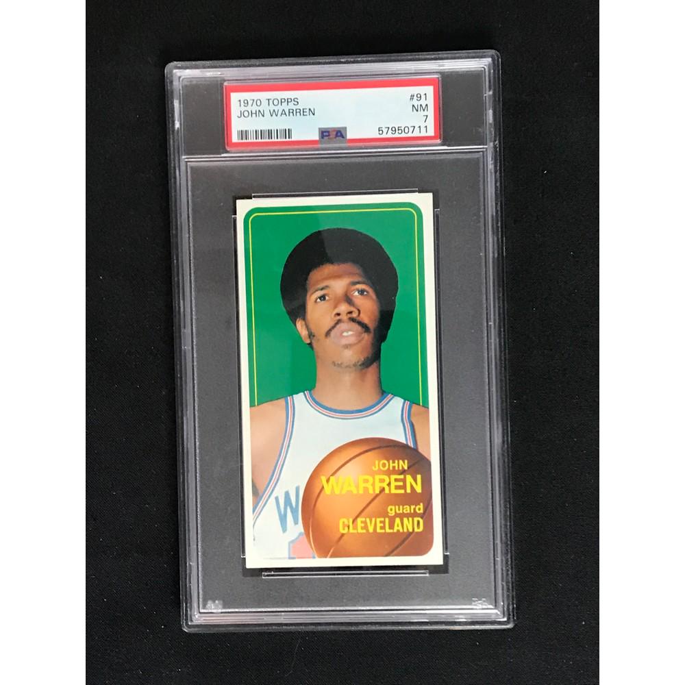1970 Topps Basketball John Warren Psa 7: 1970 Topps Basketball John Warren Psa 7