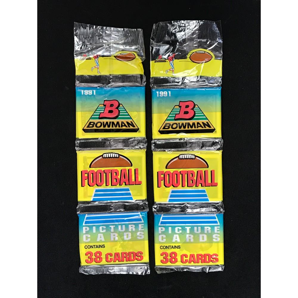 Two Sealed 1991 Bowman Baseball Rack Packs (1 of 2)