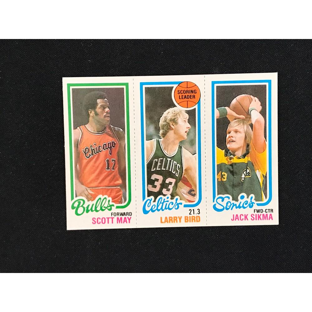 1980-81 Topps Larry Bird Rc Leader Nm-mint (1 of 2)